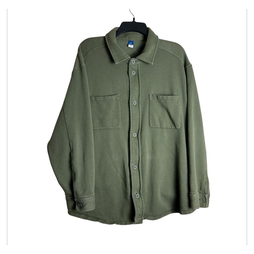 Old Navy XXL Green Fleece Women's Shacket